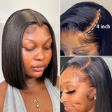 Wholesale Short Bob Wig straight 13x4 Lace Wig Human Hair For Black Women 3PCS