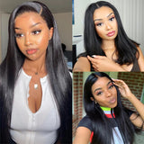 Straight Lace Front Wig Brazilian Human Hair Lace Part Wigs