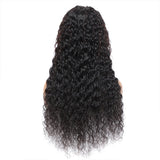 Human Hair Wigs For Women Full Density Curly Deep Wave Lace Front Wig