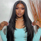 Straight Lace Front Wig Brazilian Human Hair Lace Part Wigs